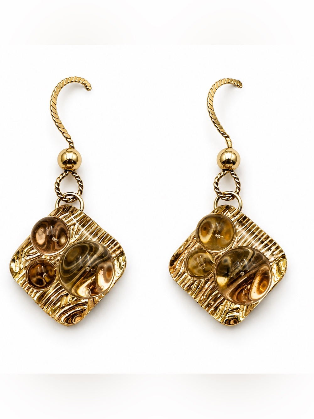 Tahmi Gold Filled Rain Dangle Earrings